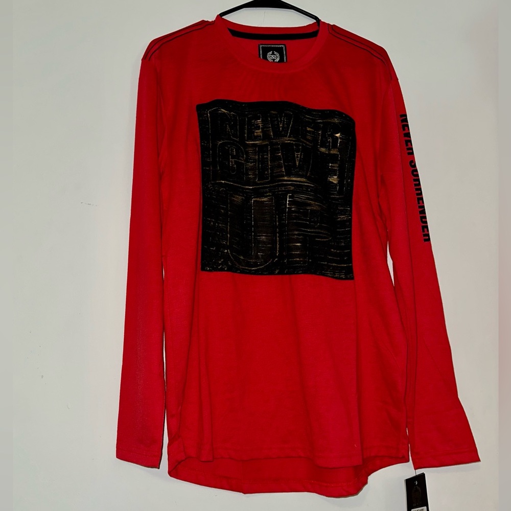 CR-24 Bordo Cromato Men's Long Sleeve Tee NWT Size Medium